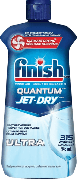 Finish® Quantum Jet Dry® Ultra Rinse Aid
